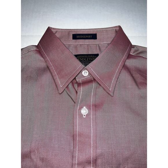 Pendleton Bridgeport Shirt Mens Size M Red Long Sleeve Button Down Dress Pocket - Picture 5 of 16